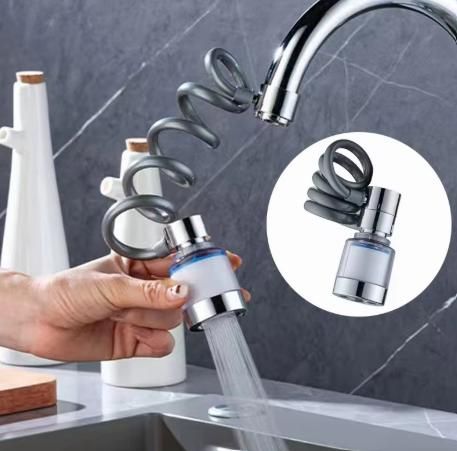 360° Flexible Kitchen Faucet Extender with Filter – Universal Tap Booster for Sink & Bathroom