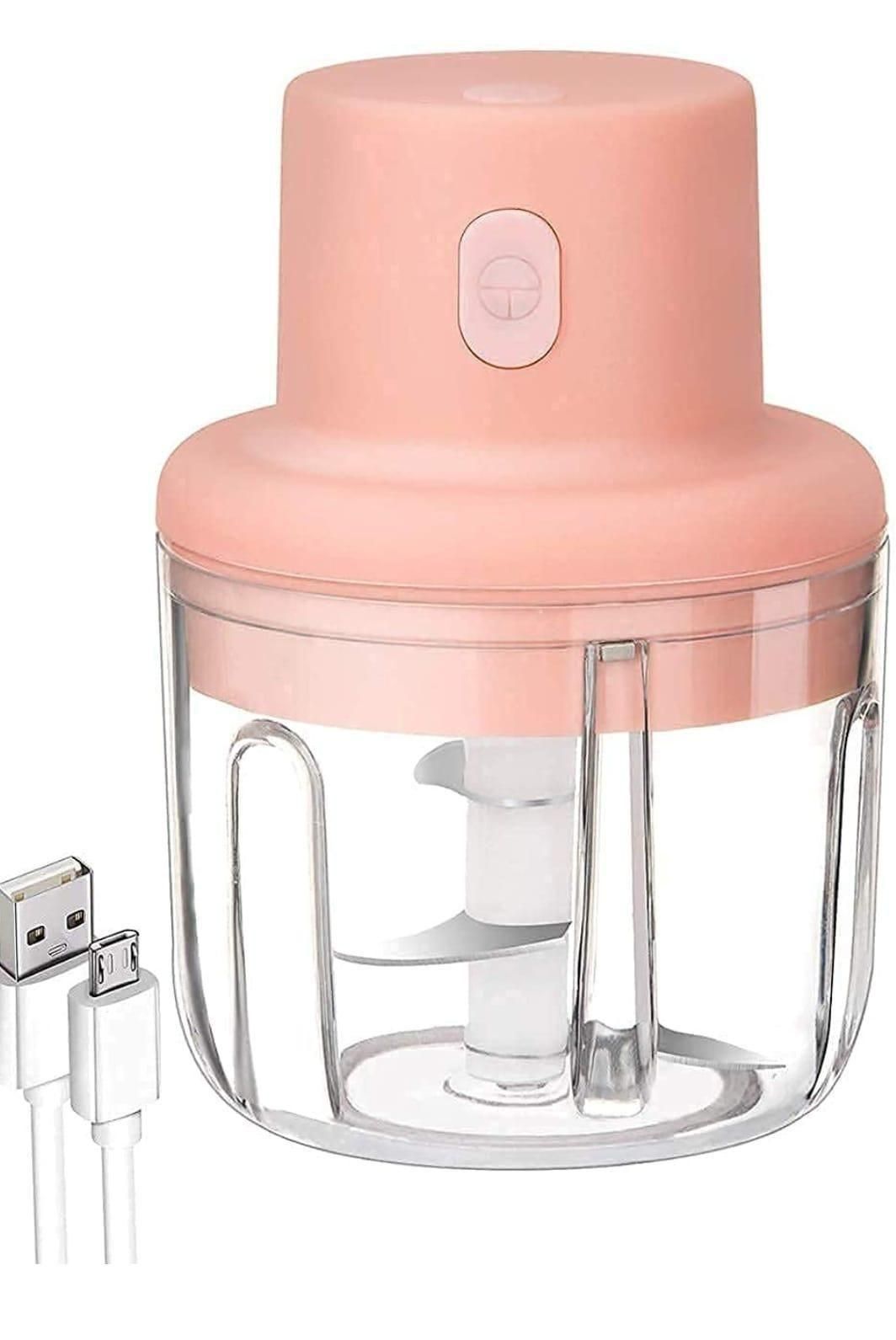 Portable Electric Food Chopper – USB Rechargeable | Powerful Mini Vegetable & Garlic Cutter