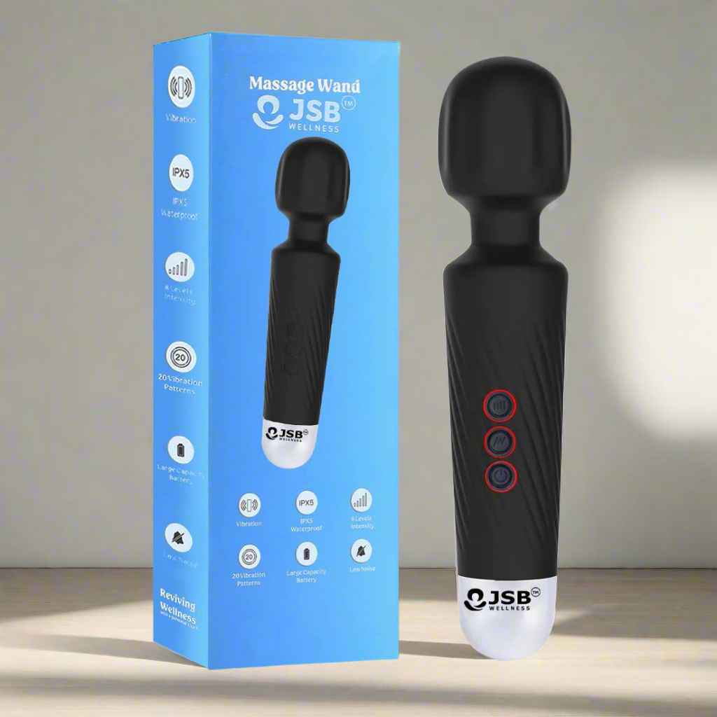 Body Massager Wand – Rechargeable & Portable
